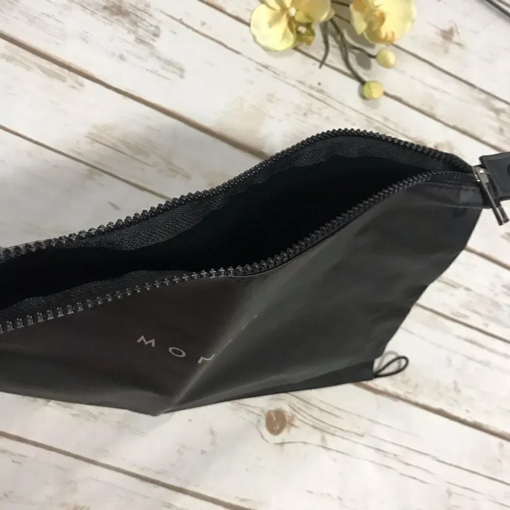 d‎ Monat Black  Pouch Bag makeup bag wet bag swim